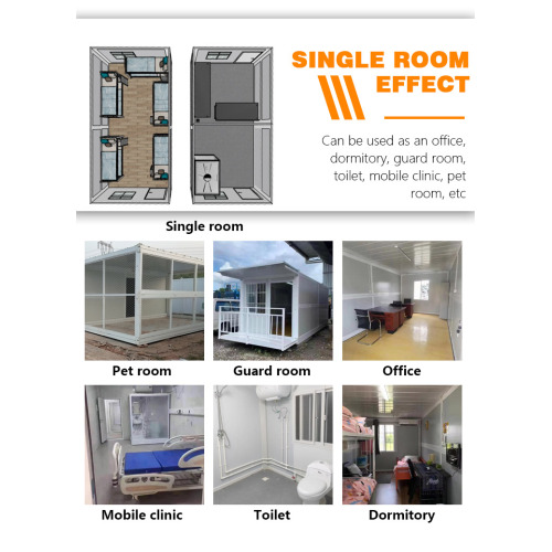 Two Storey Folding Container House , Affordable Modern