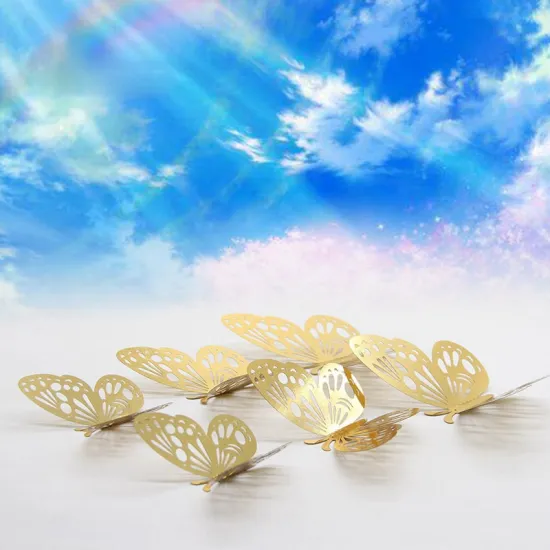 Hot Sale 3D Butterfly Stickers for Party & Wedding Decor
