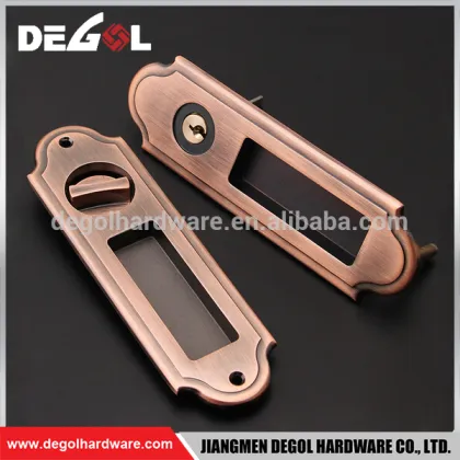Popular sliding door locks for wooden doors hidden sliding door key lock