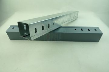 Perforated Gi Cable Trunking Stainless Steel Pre-galvanized / Zinc Plated Electrical Cable Tray
