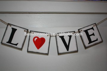 LOVE Wedding banner for Valentine's Day