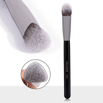 Pincel de corrector vegano mayorista - Cepillo de maquillaje de triángulo de fibra sintética