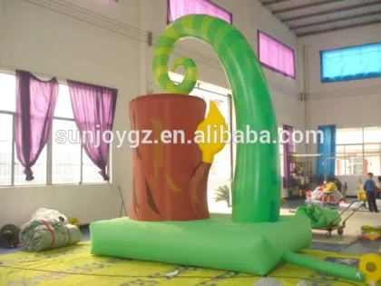 Selling giant advertising inflatable cartoon forest decoration for sale