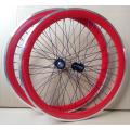 700C 50mm colorful high quality fixed gear bicycle wheel set