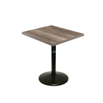 Commercial Square Wooden Dining Table with Wood Top