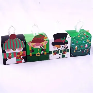 Custom Christmas Candy Paper Box with Logo