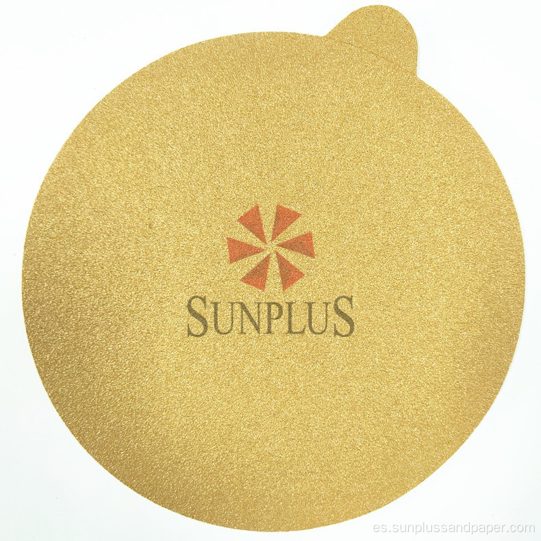 Papel de lijado automotriz de papel de oro Sunplus