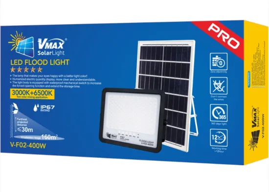 Solar spotlight with carton packaging