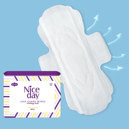 Oxygen cotton breathable comfort sanitary pad