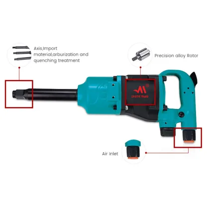 1 Inch Corded Air Impact Wrench for Automotive Industry - On Sale Now