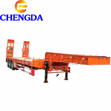 3 Axles Low Bed Trailer Truck