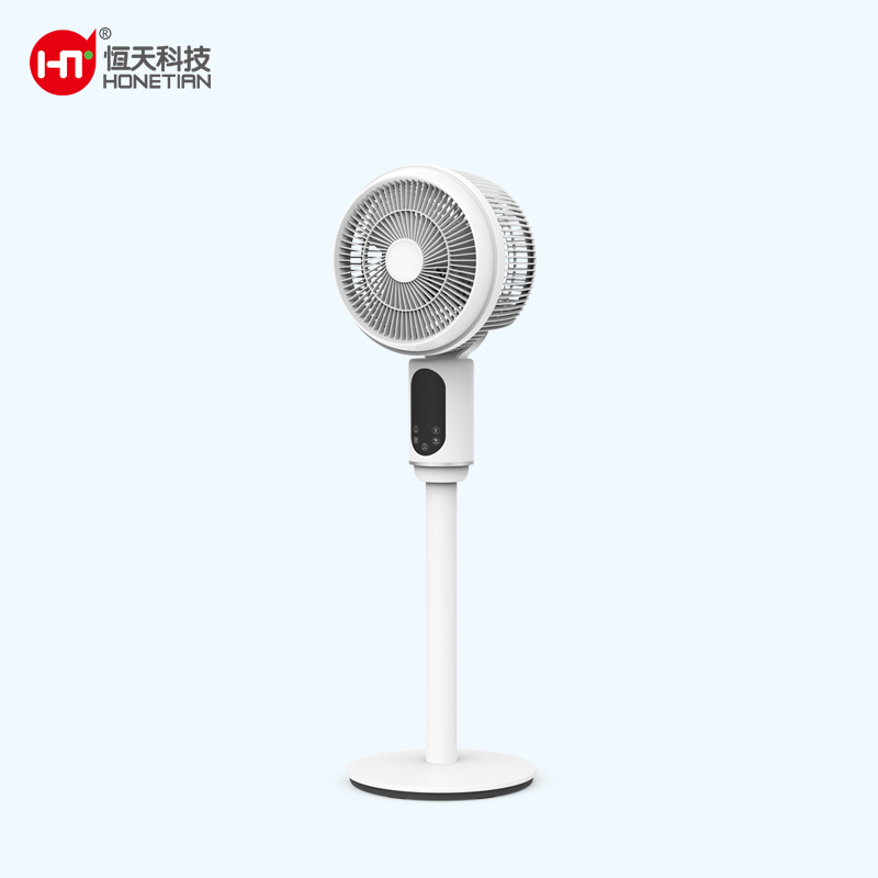 HONETIAN speech control remote control negative ion 12 speeds 4 modes 12 timer 8 inches DC circulator custom colors stand fans