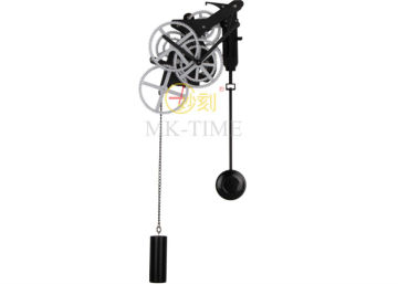 Abstract pendulum gear wall clock