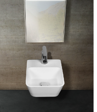 Stone resin Irregular wall-hung washbasin