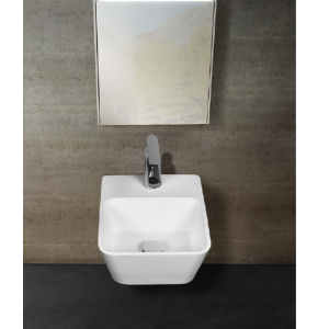 Stone resin Irregular wall-hung washbasin