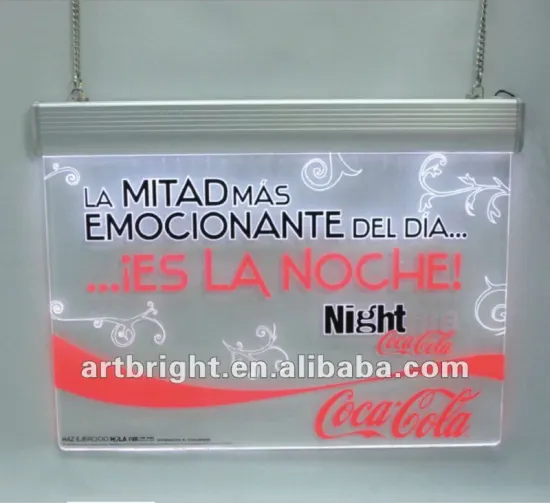 Advertising LED (Lighting) acrylic sign