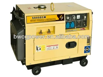 Good Helper! 5kW Silent Diesel Welding Generator
