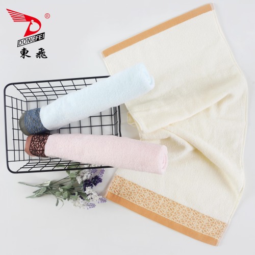 chinese window design plain weave towel