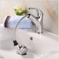 Single Handle Deck Mounted Hot&Cold Pull Out Sprayer Kitchen Taps Mixer Faucets for sink basin