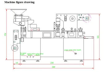 Round tablet blister packing machine