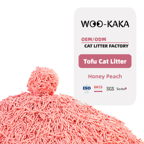 Lada de gato tofu de sabor a durazno natural