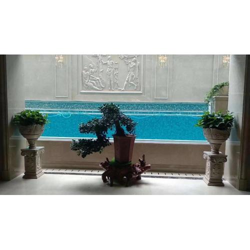 100mm thick acrylic glass wall for swimming pool