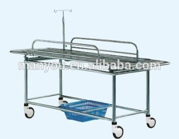 Movable stainless steel adjustable stretcher trolley B42