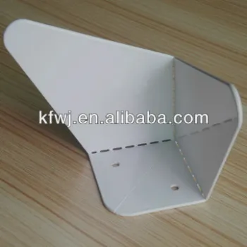 metal corners with powder coating