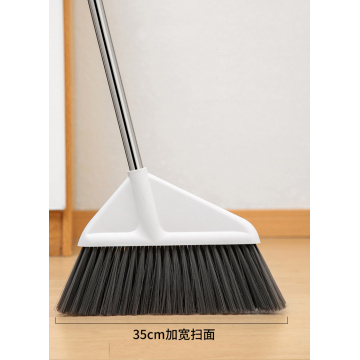 Plastic Broom Long Handle Broom with Soft Bristle