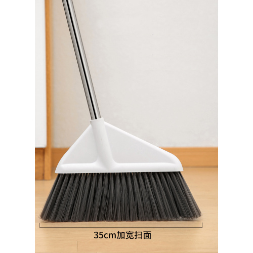 Plastic Broom Long Handle Broom with Soft Bristle