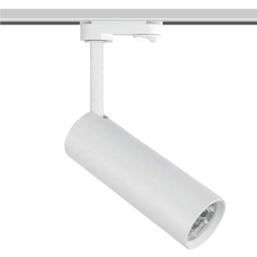 Wholesale Decorative Commercial Track Light Fixture - White Round Housing Cob Spot Light
