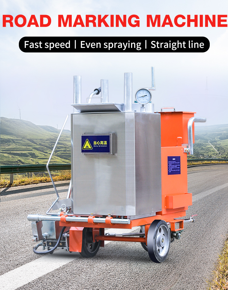 Road Mark Line Paint Machine Car Road Marking Vehicle Hot Melt Scribing Machine