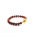 Red Jasper 8MM Round Beads Stretch Gemstone Bracelet with Diamante alloy tortoise Piece