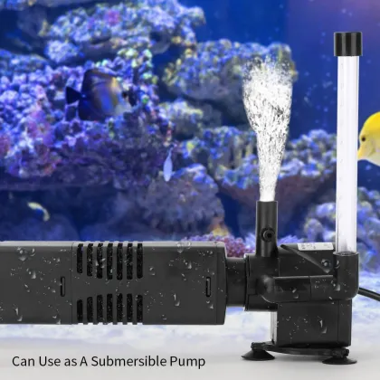 RS Aquarium Internal Filter - Three-in-One Fish Tank Filter with Rain Sprinkler Circulation and Oxygenation
