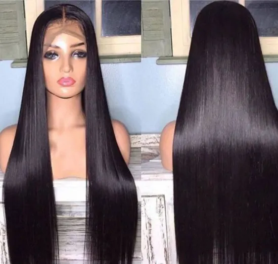 Brazilian Remy Human Hair Lace Front Human Hair Wigs Pre Plucked 13X4 150% Middle Part T Part HD lace Frontal Wigs for Women