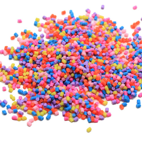 Dostosowana długość 2mm Mieszanka kolorów Polimerowa glina Sprinkles Mix do rękodzieła, DIY Lovely Confetti