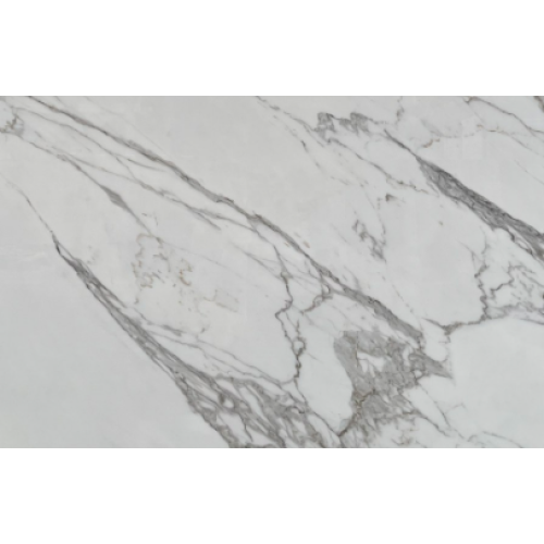 Pierre blanche flocon de neige polie