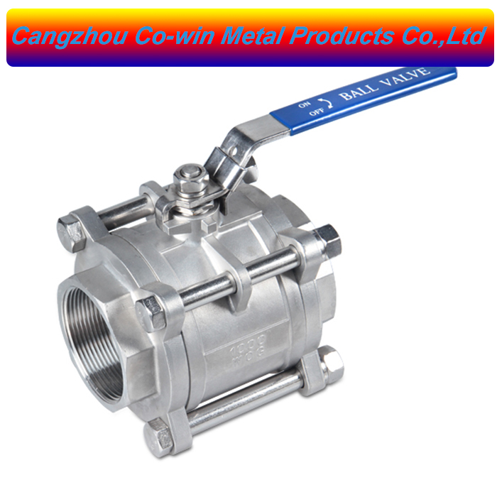 2-Pack Vav 2-Inch Full Port Ball Valve 316 Stainless Steel 1000 WOG For Water Oil