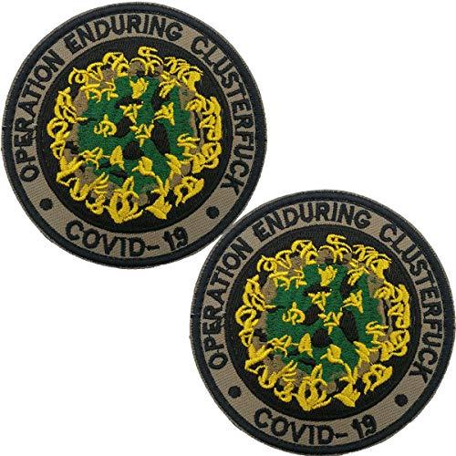 Aangepaste geborduurde patch embleem tactische militaire moraal