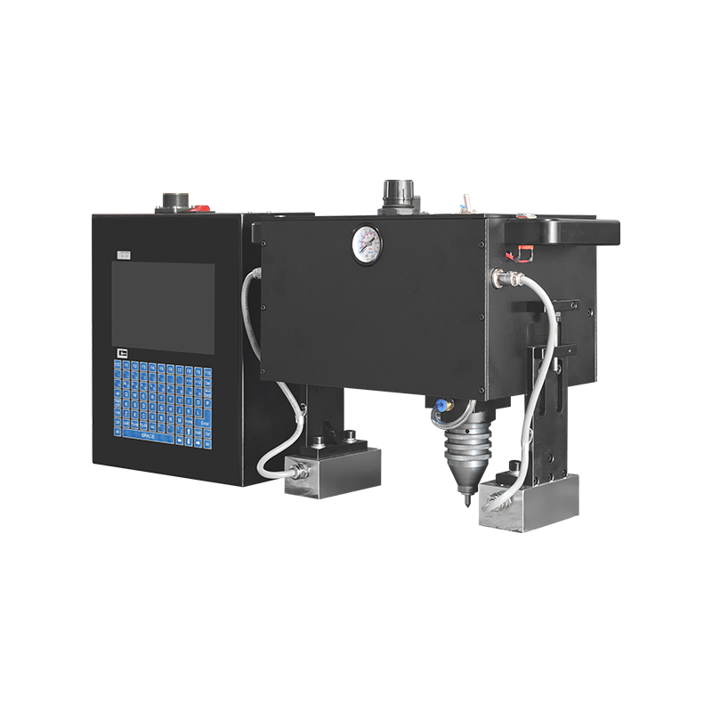 Compact handheld dot peen marking machine