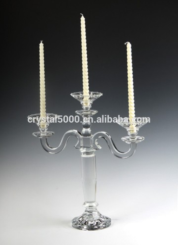 replacement glass crystal candle holder
