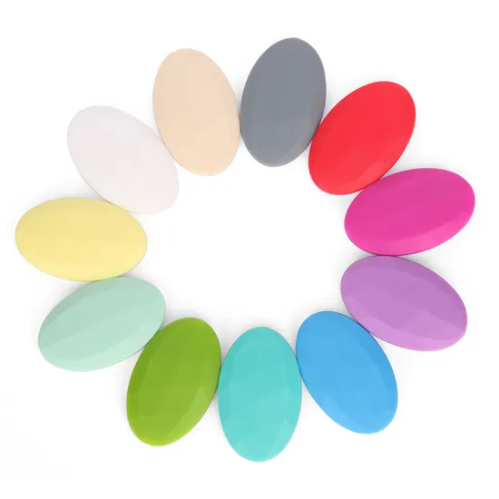 BPA Free Custom Silicone Beads for Teething Necklace