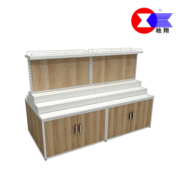 Pegboard Backboard Step Tier Cabinet Island Display Counter