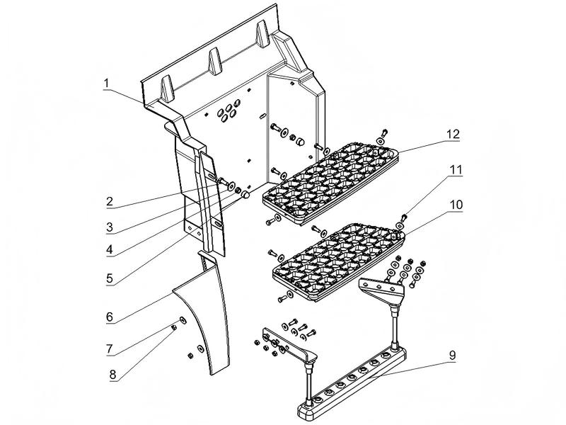 High Quality Shacman Step Board for Truck Use