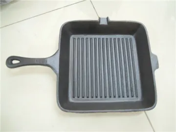 Square Cast Iron Fry Pan