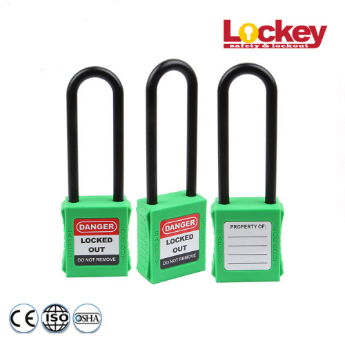 76mm Nylon Shackle nhựa an toàn cơ thể Padlock