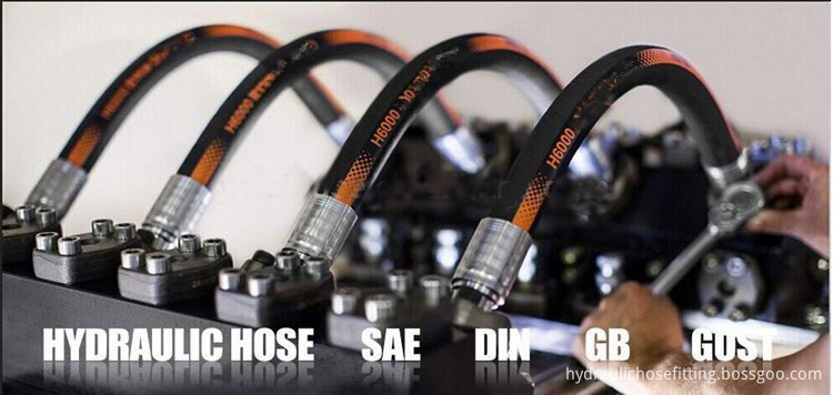 Sae hydraulic tubing hoses 4sh hydraulic hose