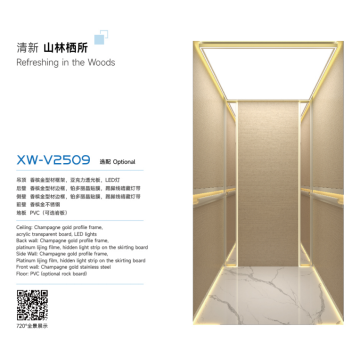 Современный дизайн кабины лифта XW V2509