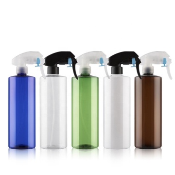 Garrafas de spray de plástico reciclado em preto e branco para cosméticos para animais de estimação e mais - 500ml/120ml