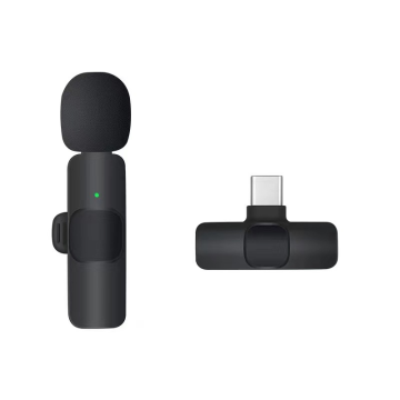 Riduzione del rumore wireless a cordone microfono Lavalier